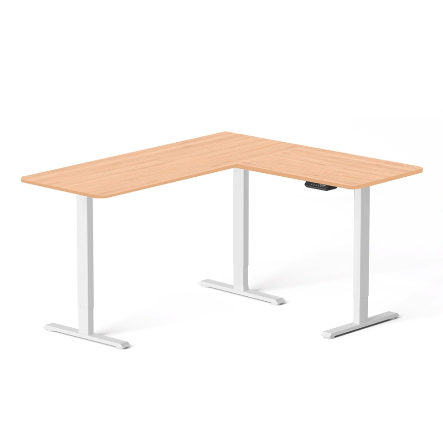 c3b3ff841f6a03f12 Escritorio Eléctrico Gamer MUNFROST MoonStone PRO - Base Pro, 75x150cm + 60x90cm, Altura Ajustable, Cubierta Nougat - Image 1