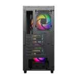 Gabinete MUNFROST Alpha Black - ATX, Cristal Templado, 4 Vent. Incluidos, USB 3.1, Color Negro - Image 6