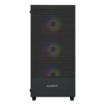 Gabinete MUNFROST Alpha Black - ATX, Cristal Templado, 4 Vent. Incluidos, USB 3.1, Color Negro - Image 2