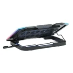 Base Enfriadora BALAM RUSH Eolox Frost Pro EF760 - 17", 8 Ventiladores, 6 Niveles de Velocidad, Soporte Para Celular, USB-A, Malla Metalica, CFM 106, Negro - Image 2
