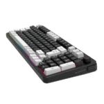Kit Teclado y Mouse Gamer Squad Conquest PRO KG525 - Inalámbrico Dongle 2.4MHz + Bluetooth 5.0, Membrana 85% RGB, Óptico 7200 DPI RGB, Batería Recargable Litio - Color Negro - Image 4