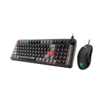 Kit Teclado y Mouse MSI FORGE GK110 COMBO - Membrana Anti-Fantasmas 26 Keys, Sensor Óptico 12800 DPI, RGB 13 Modos, Microinterruptor 20M Clics, Cable 1.5m - Negro - Image 2
