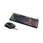 Kit Teclado y Mouse MSI FORGE GK110 COMBO - Membrana Anti-Fantasmas 26 Keys, Sensor Óptico 12800 DPI, RGB 13 Modos, Microinterruptor 20M Clics, Cable 1.5m - Negro - Image 3