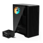 Gabinete Gigabyte C103 GLASS Kit - Torre Intermedia, ATX/Micro-ATX/Mini-ITX, Fuente ATX GP-P850G-PG5 Incluida, GPU hasta 355mm, 7 Ranuras de Expansión - Negro