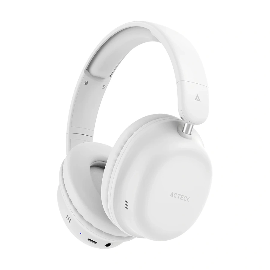 CP-ACTECK-AC-940955-bcd168 Diadema Acteck Honour 2 Plus HP626 - Bluetooth 5.4 y Aux, Batería 25 Horas, Cancelación de Ruido -20dB, Bocinas 40mm - Blanco - Image 1