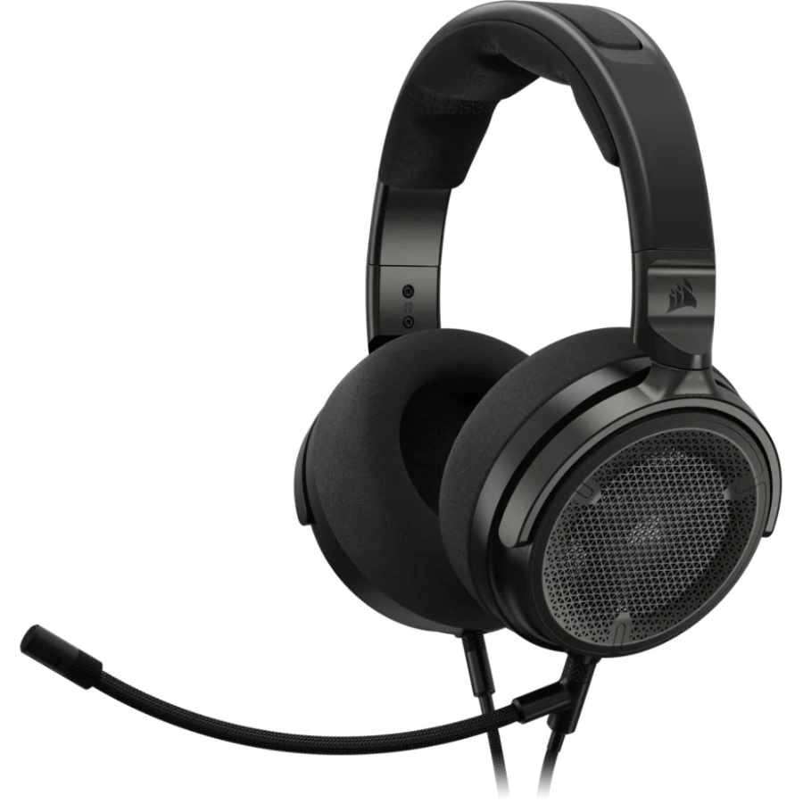 CP-CORSAIR-CA-9011370-NA-af17a1 Diadema Corsair Virtuoso Pro - Alambrico 3.5mm, Compatible con PC, Mac, PS5, Xbox y Switch, Micrófono desmontable - Negro - Image 1
