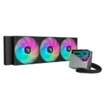 Enfriamiento Líquido AIO DeepCool LT360 ARGB - Radiador 360mm, 3 Ventiladores ARGB 120mm, Bomba 3400 RPM, PWM 4 Pines, 3 Pines 5V - Intel/AMD